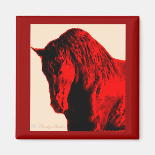 Íman Ímã vermelho do cavalo