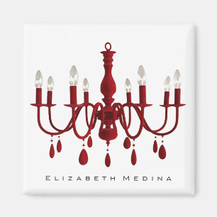 Íman Ímã vermelho do ~ do candelabro