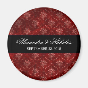 Íman Ímã vermelho esmagado do favor do casamento de