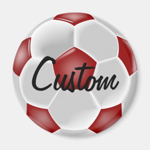 Íman Ímã vermelho feito sob encomenda da bola de