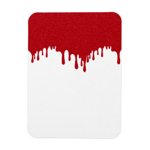 Íman Ímã Vermelho Gotejante Personalizado – Visual Ousa