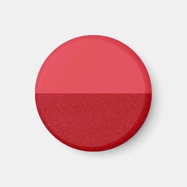 Íman Ímã Vermelho Tomate Personalizado – Split Matte +  (Frente)