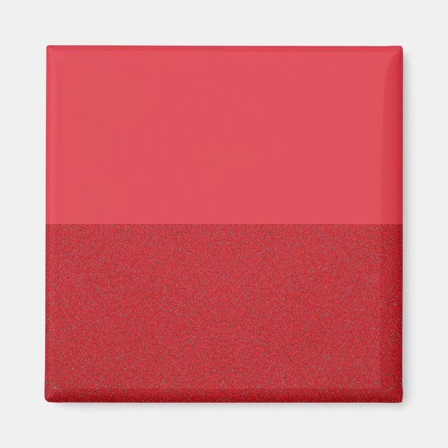 Íman Ímã Vermelho Tomate – Topo Fosco, Base Texturizada (Frente)