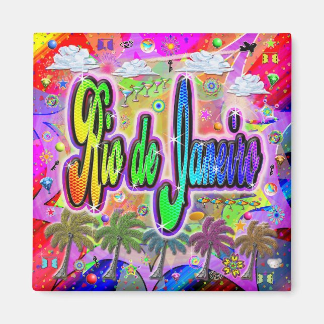 Íman Ímã Vista Express do Rio de Janeiro (Frente)