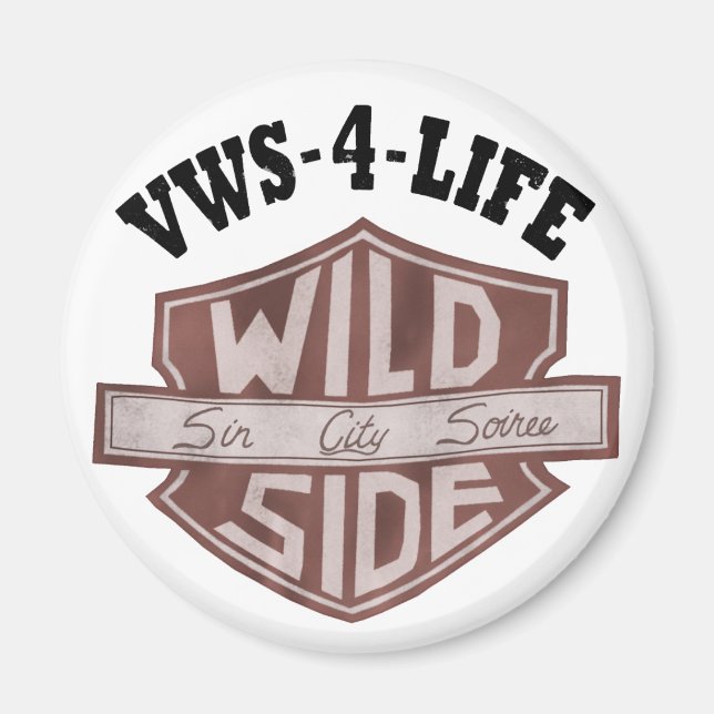 Íman ímã "VWS-4-LIFE" (Frente)