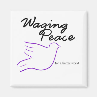 Íman ímã Waging Peace Dove