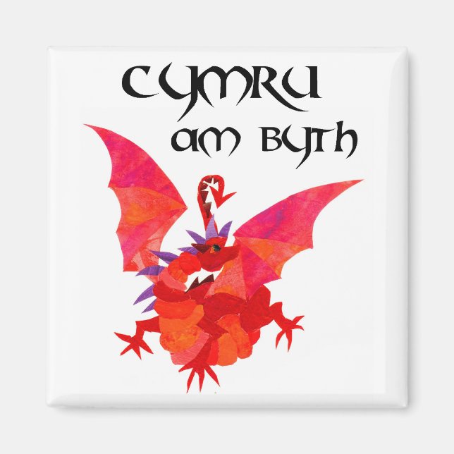 Íman ímã 'Wales Forever' (Frente)