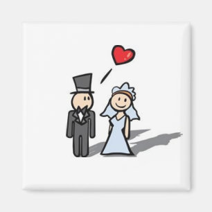Íman Ímã Wedding do casal