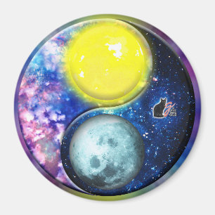 Íman Ímã Yang-Yin / Sol-Lua
