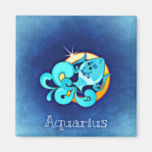 Íman ímã zodiac aquário