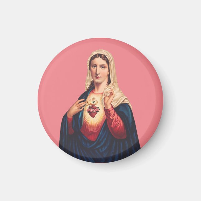Íman Imaculado Coração da Virgem Maria (Frente)