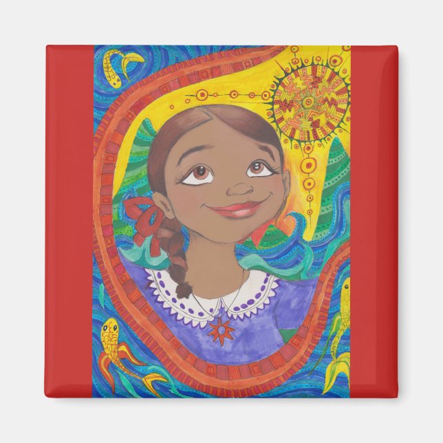 Íman Imagem 2 Vamos Fala Kiswahili Magnet (Frente)