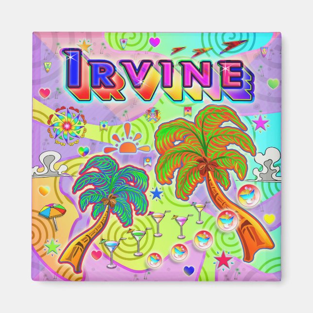 Íman Imagem-Alvo Da Vacinação Irvine (Frente)