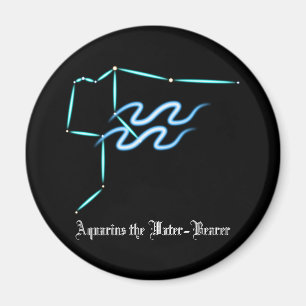 Íman Imagem Aquária de Constelação Zodiac