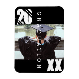 Íman Imagem Bold Photo Magnet Da Tipografia De Graduaçã