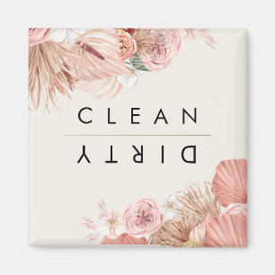 Íman Imagem Branca de Coloração Floral Boho Multicolor