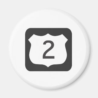 Íman Imagem Cêntrica de Estrada dos EUA-2