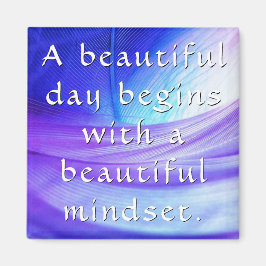 Íman Imagem Colorida de Palavras Motivacionais e Inspir