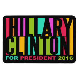 Íman Imagem Colorida Hillary Clinton 2016