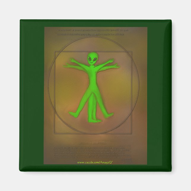 Íman Imagem da Alienígena v2 do Espaço Vitruviano (Frente)