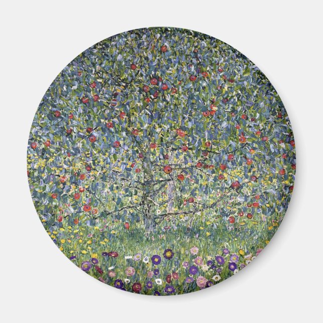 Íman Imagem da Árvore da Apple Gustav Klimt (Frente)