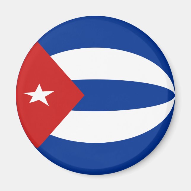 Íman Imagem da Bandeira de Cuba (Frente)