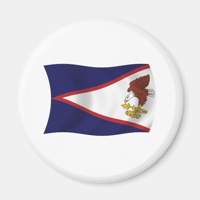 Íman Imagem da Bandeira Samoa Americana (Frente)