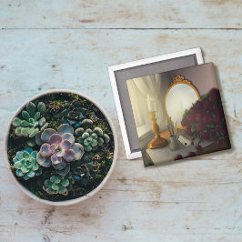 Íman Imagem da central de Escrevendo Vintage