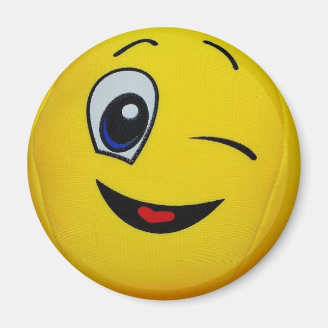 Íman Imagem da face amarela (Frente)