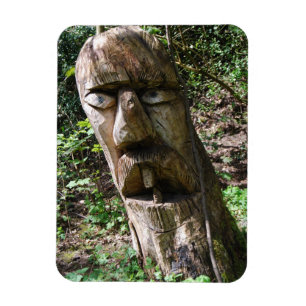 Íman Imagem da Face da Árvore de Toothy Clough