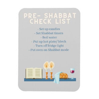 Íman Imagem da lista de verificação pré-shabbat