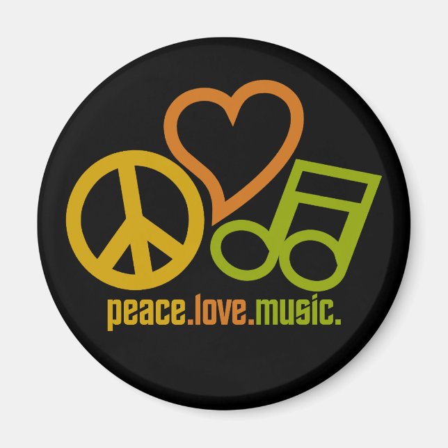 Íman Imagem da Música Peace Love (Frente)