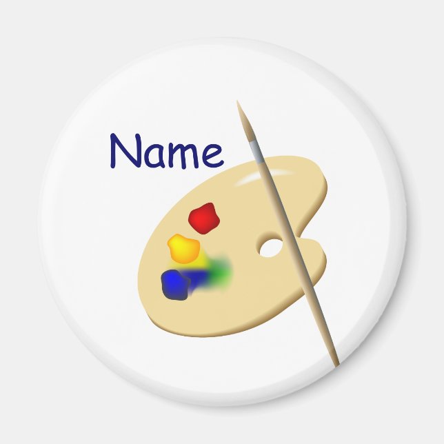 Íman Imagem da Paleta do Artista de Cores (Frente)