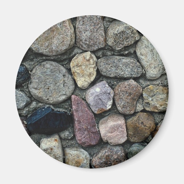 Íman Imagem da pedra variegada (Frente)