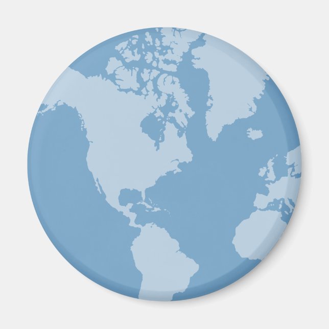 Íman Imagem da Terra Azul (Frente)