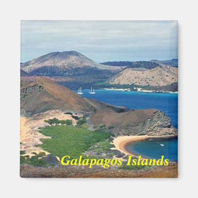 Íman Imagem das Ilhas Galápagos (Frente)