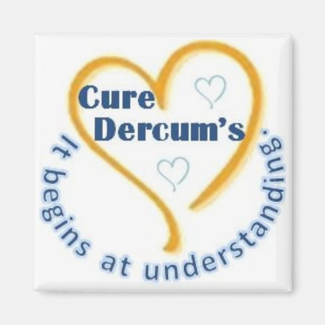 Íman Imagem de 2" do Cure Dercum (Frente)