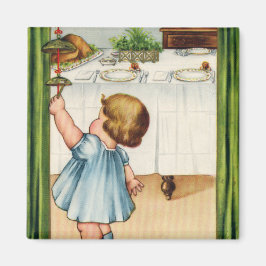 Íman Imagem de Ação de Graças Vintage