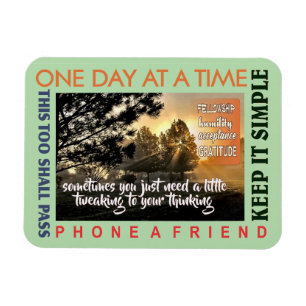 Íman Imagem de ajuste de recuperação de 12 passos 25