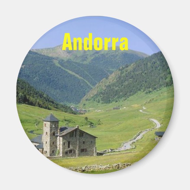 Íman Imagem de Andorra (Frente)