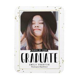 Íman Imagem de Anúncio de Graduação Chic em Bubble