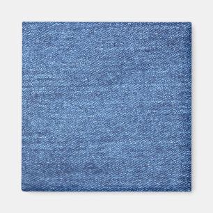 Íman Imagem de aparência do denim branco azul