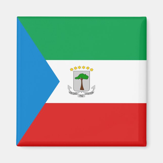 Íman Imagem de Bandeira da Guiné Equatorial (Frente)