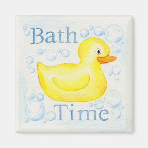 Íman Imagem de Bath Time Rubber Ducky