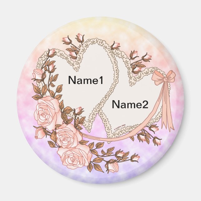 Íman Imagem de Botes Casados (Frente)