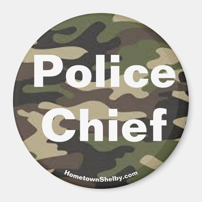 Íman Imagem de camo-chefe da polícia (Frente)