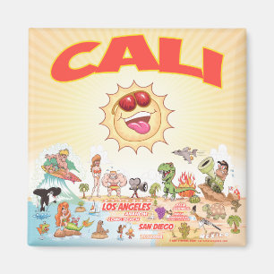 Íman Imagem de Cartões do Sul da Califórnia Cali