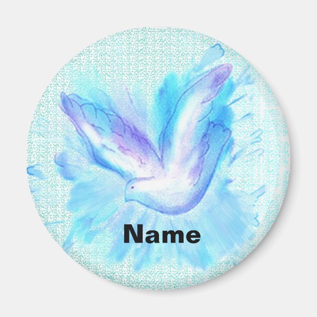 Íman Imagem de casamento da Dove Flying (Frente)