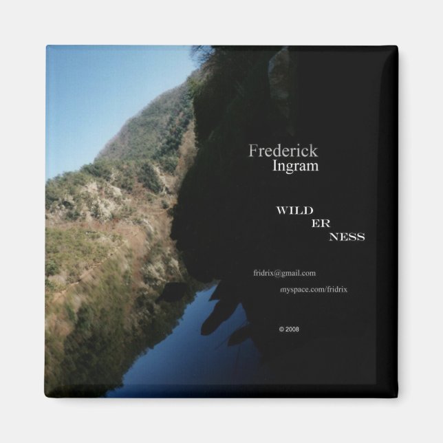 Íman Imagem de CD de natureza selvagem (Frente)