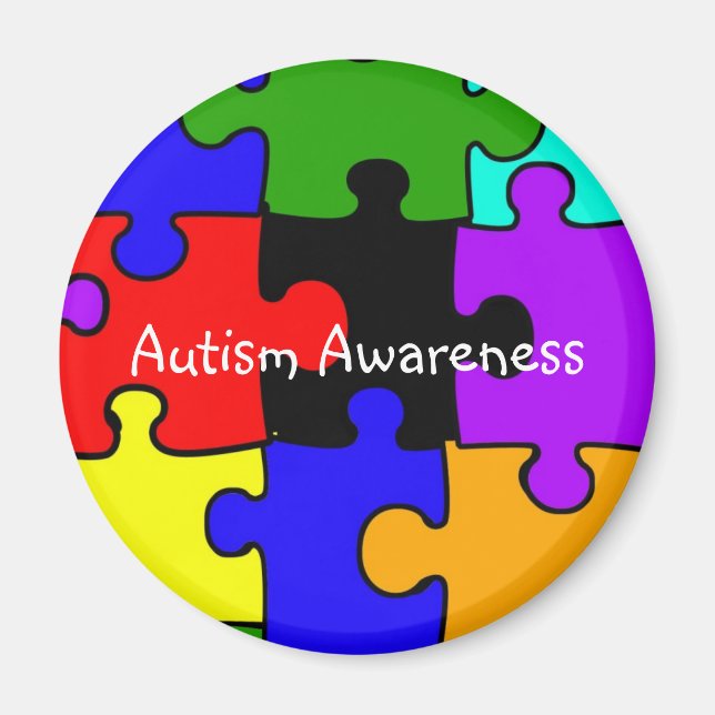 Íman Imagem de Consciência Autismo (Frente)